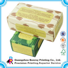 China distributor simple and cheap fancy color printing for soap foldable storage box